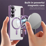 Husa pentru Samsung Galaxy S26 Plus, Techsuit SmartMag Book Case, albastru