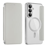 Husa pentru Samsung Galaxy S26 Plus, Techsuit SmartMag Book Case, albastru