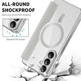 Husa pentru Samsung Galaxy S26 Plus, Techsuit SmartMag Book Case, albastru