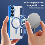 Husa pentru Samsung Galaxy S26 Plus, Techsuit SmartMag Book Case, albastru