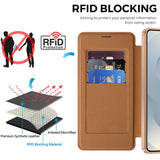 Husa pentru Samsung Galaxy S26 Plus, Techsuit SmartMag Book Case, albastru