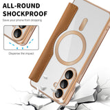 Husa pentru Samsung Galaxy S26 Plus, Techsuit SmartMag Book Case, albastru