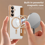Husa pentru Samsung Galaxy S26 Plus, Techsuit SmartMag Book Case, albastru
