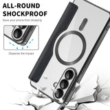 Husa pentru Samsung Galaxy S26 Plus, Techsuit SmartMag Book Case, albastru