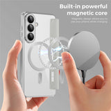Husa pentru Samsung Galaxy S26, Techsuit SmartMag Book Case, albastru
