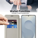 Husa pentru Samsung Galaxy S26, Techsuit SmartMag Book Case, albastru