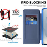 Husa pentru Samsung Galaxy S26, Techsuit SmartMag Book Case, albastru