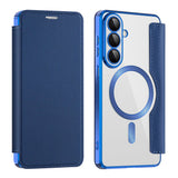 Husa pentru Samsung Galaxy S26, Techsuit SmartMag Book Case, albastru