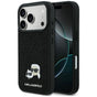Husa pentru iPhone 17 Pro, Karl Lagerfeld Hardcase Rhinestone cu K&C Pin (KLHCP17L6PRKCLK), negru