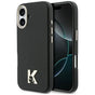Husa pentru iPhone 17, Karl Lagerfeld Hardcase Piele MagSafe cu K Head Logo (KLHMP17S5PGFKHGK), negru