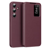 Husa pentru Samsung Galaxy S26 Plus, Techsuit SmartView Series, albastru