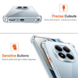 Husa pentru Xiaomi Redmi Note 15 Pro 4G, Techsuit Shockproof Clear Silicone, transparenta