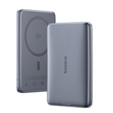 Baterie Externa Baseus Picogo AM41 Ultra-Slim (E0027200), cu USB-C Cable, Magnetic, Qi2 15W, 27W Wired, 10000mAh
