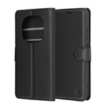 Husa pentru Xiaomi Redmi Note 15 Pro 5G, Techsuit Leather Folio, maro