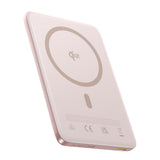 Baterie Externa Baseus Picogo AM41 Ultra-Slim (E0027202), cu USB-C Cable, Magnetic, Qi2 15W, 27W Wired, 10000mAh, Roz