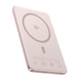 Baterie Externa Baseus Picogo AM41 Ultra-Slim (E0027202), cu USB-C Cable, Magnetic, Qi2 15W, 27W Wired, 10000mAh, Roz
