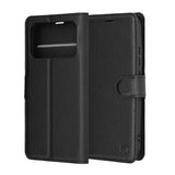 Husa pentru Xiaomi POCO F8 Pro, Techsuit Leather Folio, negru