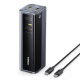 Baterie Externa Baseus Energeek GP12 (P10082109813-00), cu Type-C PD3.0 Cable, Display, 2xUSB-C, 2xUSB, 145W, 20800mAh