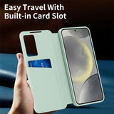 Husa pentru Samsung Galaxy A37 5G, Techsuit SmartView Series, albastru