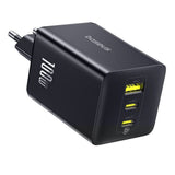 Incarcator retea Baseus EnerFill FE11 (P10182102123-00), USB, 2x Type-C, 100W, Incarcare rapidar, negru