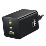 Incarcator retea Baseus EnerFill FE11 (P10182102123-00), USB, 2x Type-C, 100W, Incarcare rapidar, negru