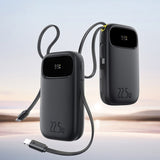 Baterie Externa Baseus Enerfill FC31 (P10082106123-00), USB, Type-C, cu Cable, 22.5W, 10000mAh, Afisaj Digital, Negru