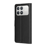 Husa pentru Xiaomi POCO F8 Pro, Techsuit Leather Folio, negru