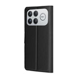 Husa pentru Xiaomi POCO F8 Ultra, Techsuit Leather Folio, negru
