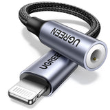 Adaptor UGREEN, Audio Cable Us211 30756 Lightning to Jack 3 5mm 10cm Koff A3d2de, Negru