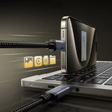 Cablu UGREEN de date L706 (65383), USB-C to USB-C, 80Gbps, 240W, 16K@60Hz, 1m, negru