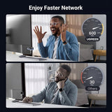 Adaptor UGREEN WiFi Adapter CM762 (35264), USB, 2.4Ghz/5Ghz, Integrat Single Antenna, Monitoring Mode