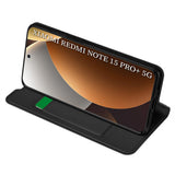 Husa pentru Xiaomi Redmi Note 15 Pro+ 5G, Techsuit Magskin Book, negru