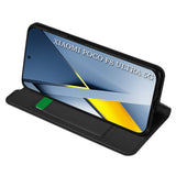 Husa pentru Xiaomi POCO F8 Ultra, Techsuit Magskin Book, negru