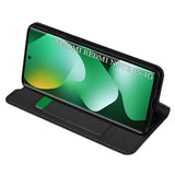 Husa pentru Xiaomi Redmi Note 15 4G, Techsuit Magskin Book, negru