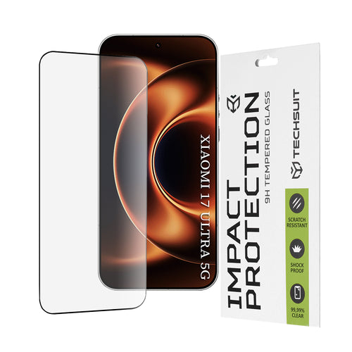 Folie de protectie pentru Xiaomi 17 Ultra, Techsuit 111D Full Cover / Full Glue Glass