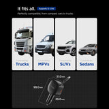 Incarcator auto Spigen Essential EV603BT (ACP10515), 3in1, USB, 2x Type-C, Integrat Retractabil Cable, Incarcare rapida, 60W, 72cm, negru