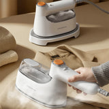 Deerma Handheld Garment Steamer (GT01), portabil, 180°C Steam, Ergonomic Handle, 1200W, 25000Pa, Ceramic Panel, Alb