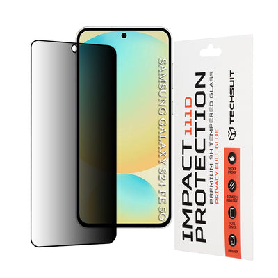 Folie de protectie pentru Samsung Galaxy S24 FE, Techsuit 111D Privacy Full Glue