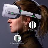 Cablu UGREEN de date US551 (90629), Incarcare rapida, USB-C to USB-C Angled, pentru VR, Gaming, Oculus Quest, 5Gbps, 60W, 5m, negru