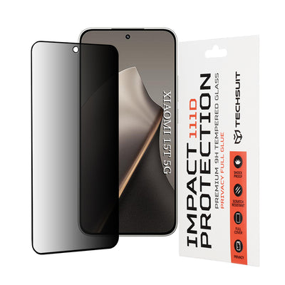 Folie de protectie pentru Xiaomi 15T, Techsuit 111D Privacy Full Glue