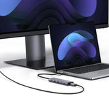 Hub USB UGREEN Docking station CM511 (75586), USB-C to 2x USB 3.2, DP, 3x USB-C, 10Gbps, 4K@60Hz, PD100W, negru