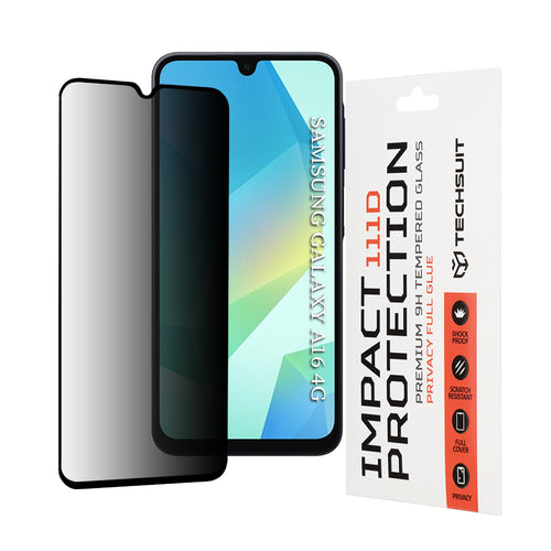Folie de protectie pentru Samsung Galaxy A16 4G, Techsuit 111D Privacy Full Glue