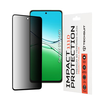 Folie de protectie pentru OPPO A5 Pro 5G, Techsuit 111D Privacy Full Glue