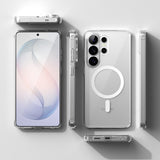Husa pentru Samsung Galaxy S26 Ultra, Ringke Fusion MagSafe, transparenta