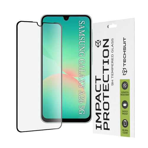 Folie de protectie pentru Samsung Galaxy A26 5G, Techsuit 111D Full Cover / Full Glue Glass