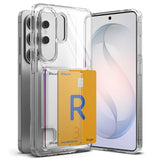 Husa pentru Samsung Galaxy S26 Ultra, Ringke Fusion Card, transparenta