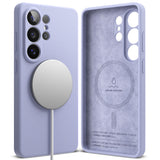 Husa pentru Samsung Galaxy S26 Ultra, Ringke Silicone MagSafe, mov
