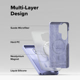Husa pentru Samsung Galaxy S26 Ultra, Ringke Silicone MagSafe, mov