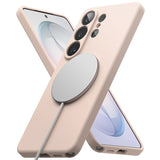 Husa pentru Samsung Galaxy S26 Ultra, Ringke Silicone MagSafe, roz