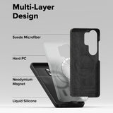 Husa pentru Samsung Galaxy S26 Ultra, Ringke Silicone MagSafe, negru